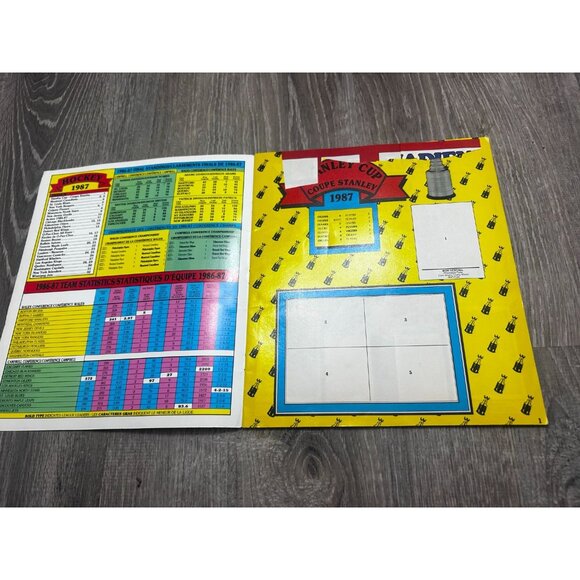 1987 O Pee Chee NHL Sticker Album Book With Wayne Gretzky Cover - Picture 2 of 8